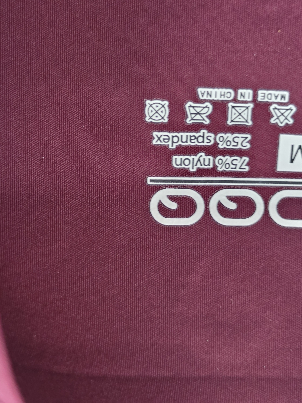 Maroon Active Leggings - Picture 2 of 4